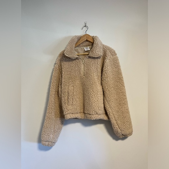 Sage Collective 1/4 zip Sherpa fleece pullover - Picture 9 of 10